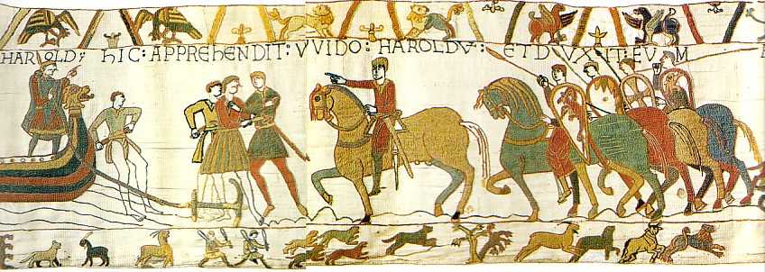 The Normans, seen here turning Ænglisc into English